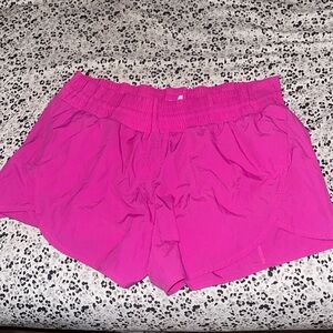 Hot pink all in motion shorts